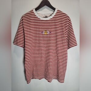 👕🌶 Just Don X Los Angeles Lakers Striped T-Shirt